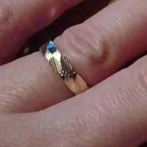 New yellow tone wedding band